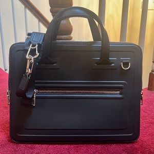 Zara Man Navy Briefcase